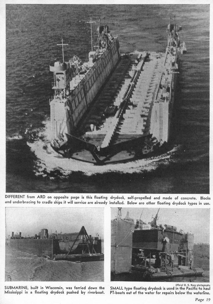 Cradles for Ships — All Hands April 1945, p. 19