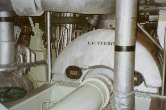 US Navy low-pressure (LP) steam turbine