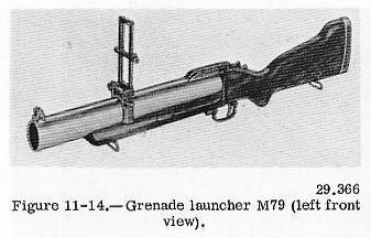 M79 40mm grenade launcher, figure 11-14