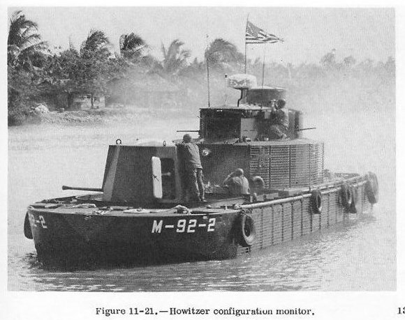 Monitor MON howitzer configuration with 105mm howitzer, figure 11-21