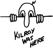 Kilroy Was Here cartoon