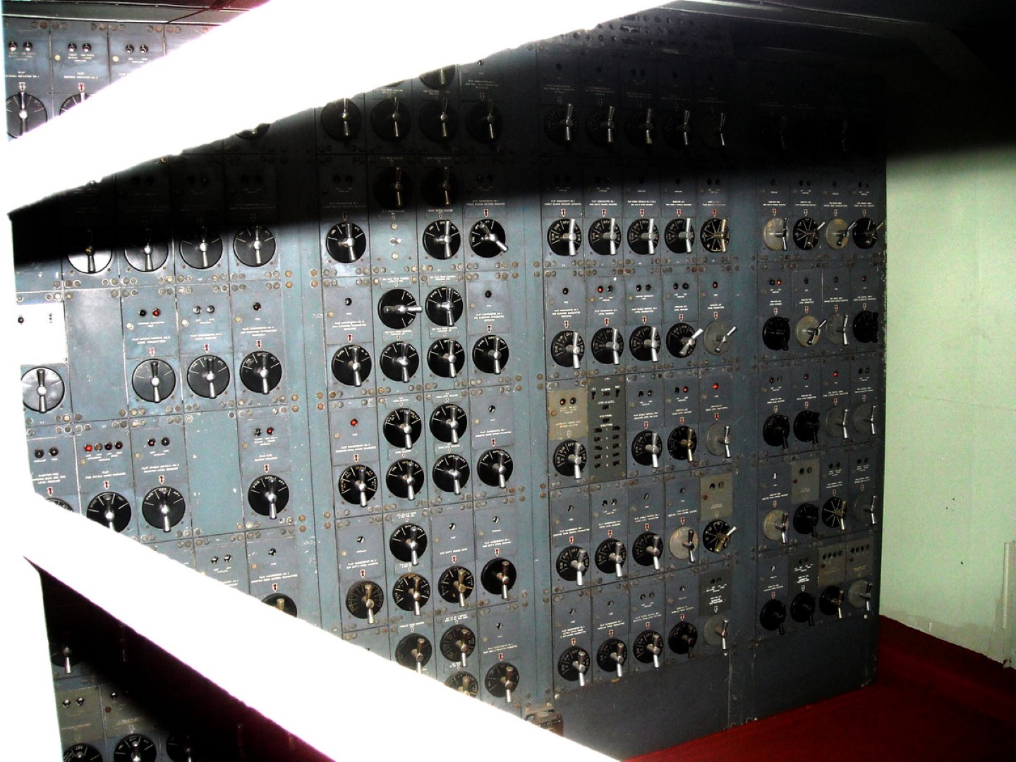 Fire Control Switchboard aboard USS Alabama