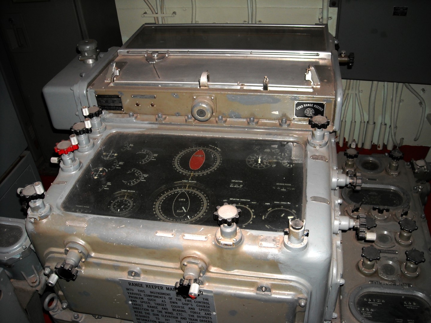 Rangekeeper Mk 8 Mod 9 aboard USS Alabama