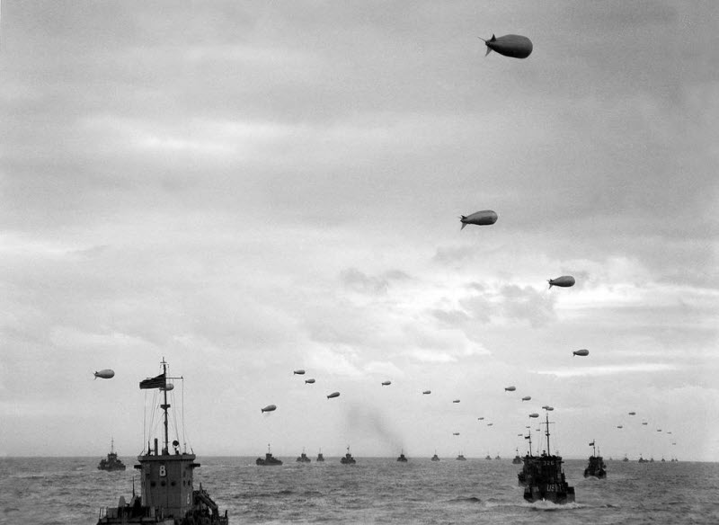 Invasion forces as far as the eye could see