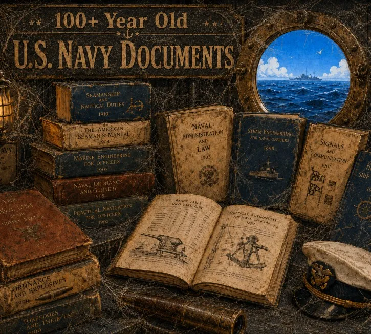 100+ Year Old U.S. Navy Documents