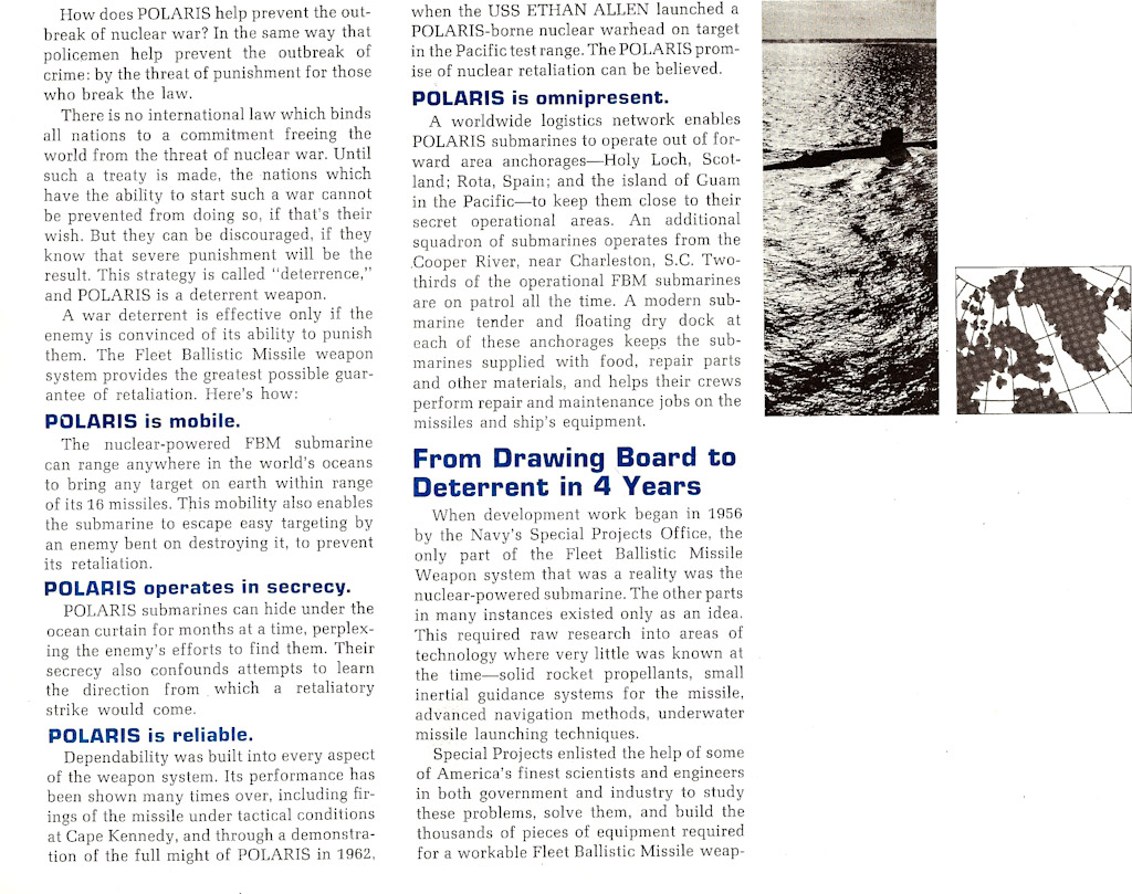 Polaris Missiles and Men brochure — p. 5
