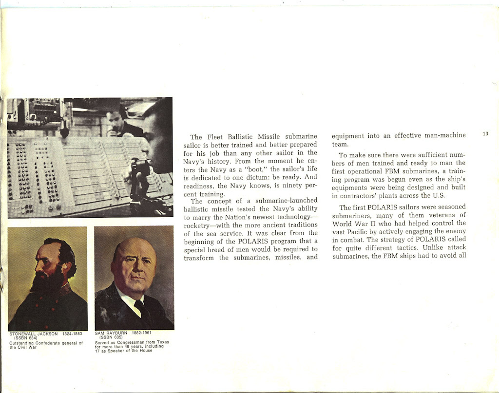 Polaris Missiles and Men brochure — p. 15