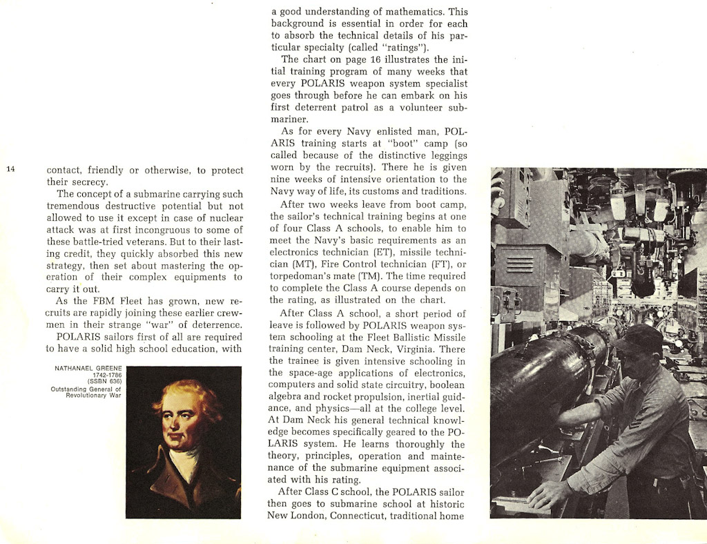 Polaris Missiles and Men brochure — p. 16