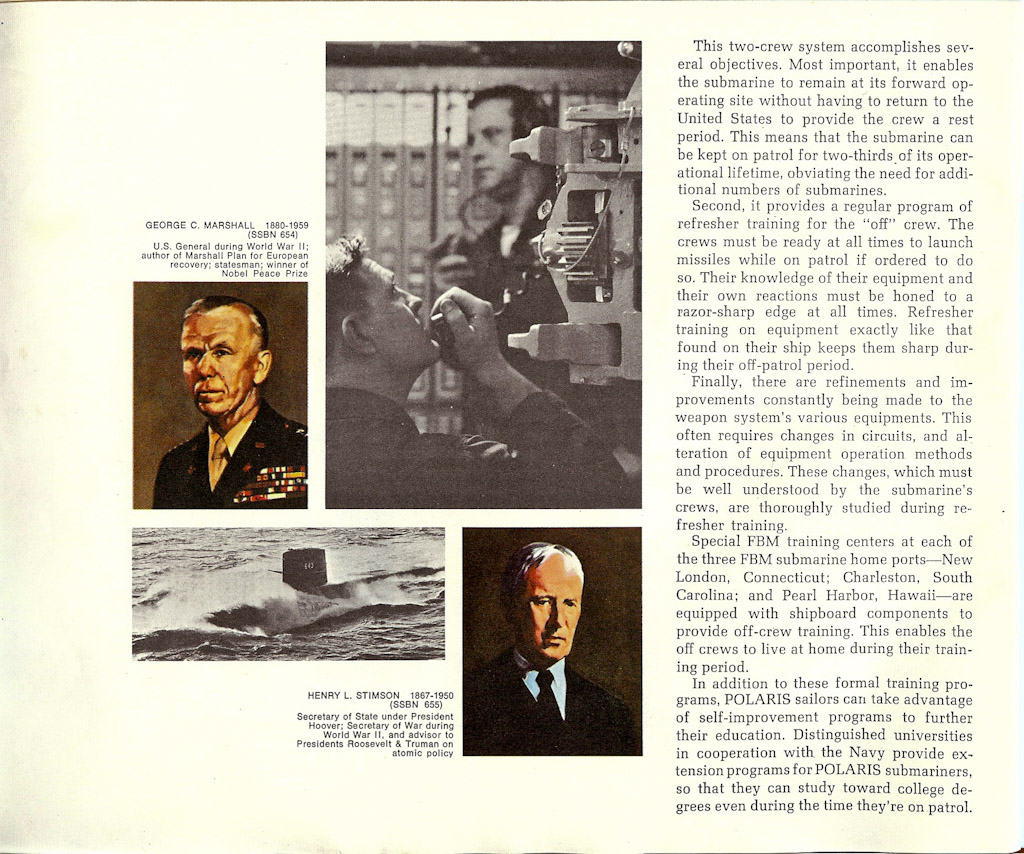 Polaris Missiles and Men brochure — p. 20