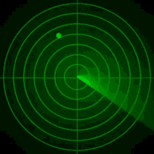 Animated search radar