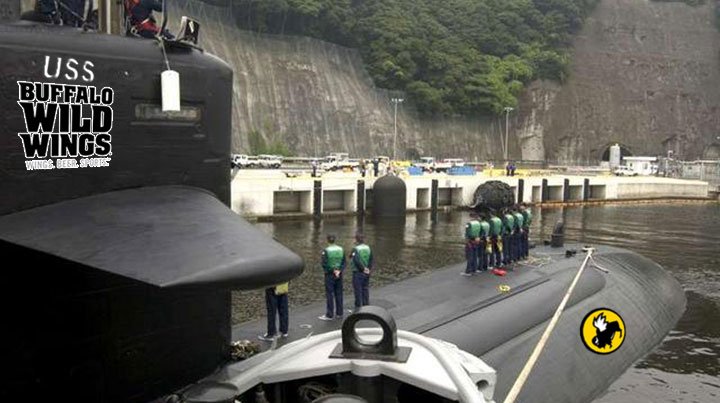 USS Buffalo Wild Wings submarine
