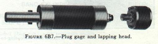 NavPers 10797-A Figure 6B7 — lapping head for removing copper and steel constrictions from gun bore