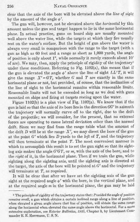 Naval Ordnance 1937, Chapter XI: Naval Gun Sights — p. 256