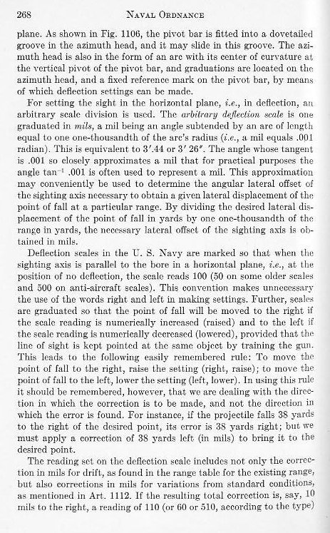 Naval Ordnance 1937, Chapter XI: Naval Gun Sights — p. 268