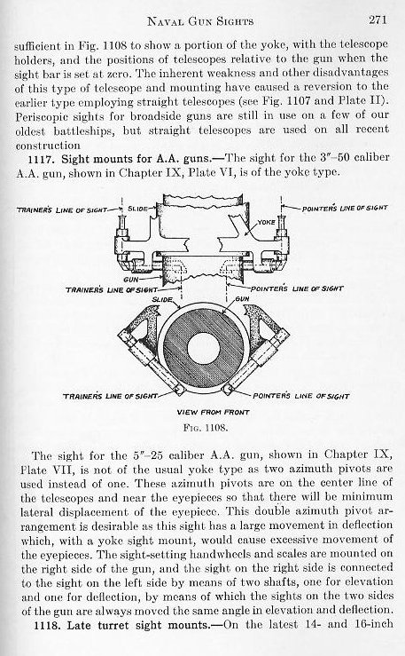 Naval Ordnance 1937, Chapter XI: Naval Gun Sights — p. 271