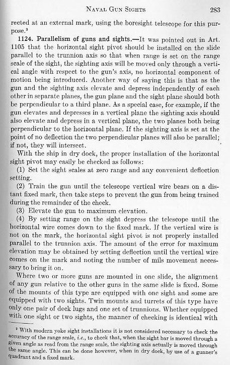 Naval Ordnance 1937, Chapter XI: Naval Gun Sights — p. 283