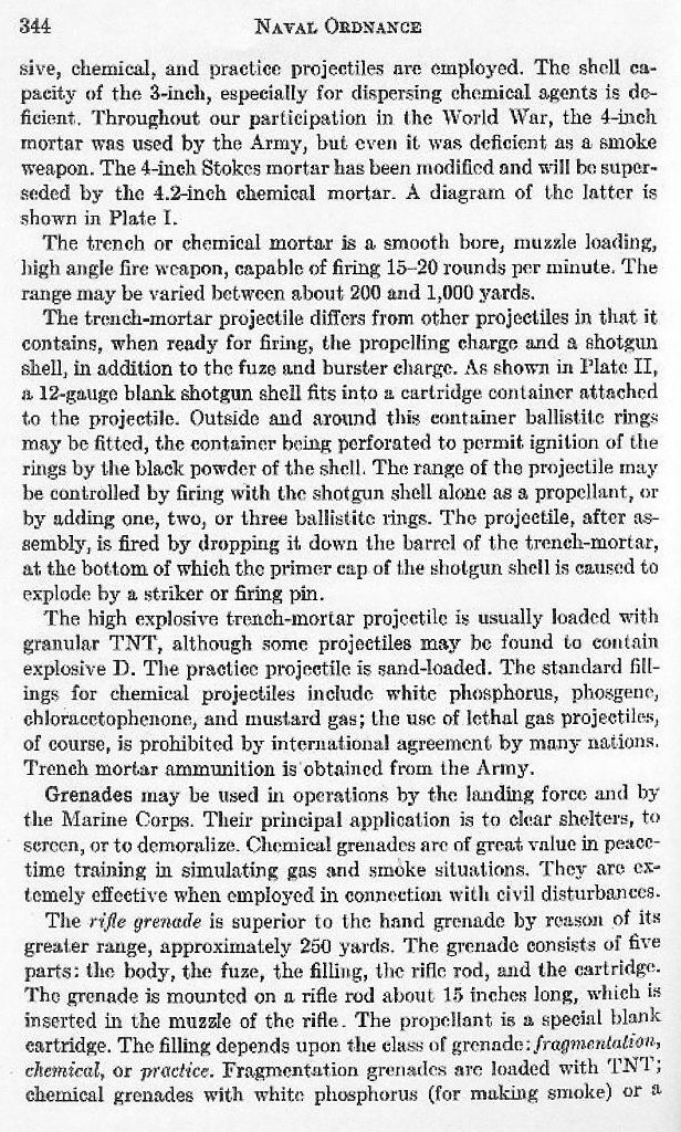 Naval Ordnance 1937, Chapter XIV: Ammunition — p. 344-A