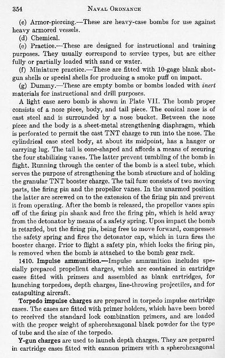 Naval Ordnance 1937, Chapter XIV: Ammunition — p. 354