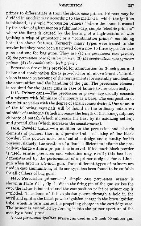 Naval Ordnance 1937, Chapter XIV: Ammunition — p. 357