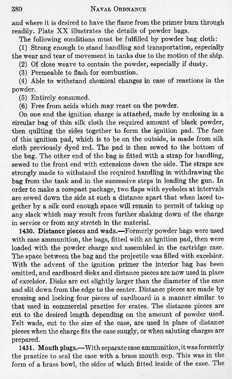 Naval Ordnance 1937, Chapter XIV: Ammunition — p. 380