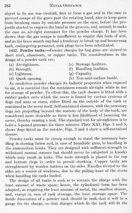 Naval Ordnance 1937, Chapter XIV: Ammunition — p. 382