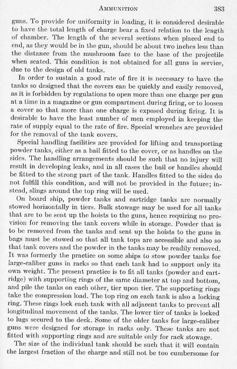 Naval Ordnance 1937, Chapter XIV: Ammunition — p. 383